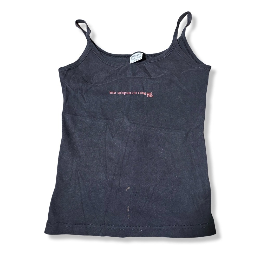 Gaziani Bruce Springsteen E Street Band Women Large Black Excellent Y2K Camisole